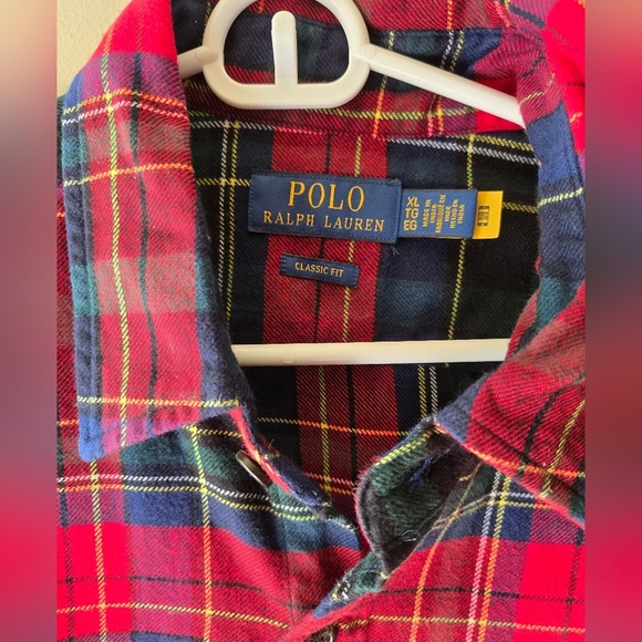 Ralph Lauren Men's Vibrant Plaid Button-Down Shirt Size XL - Picture 2 of 4